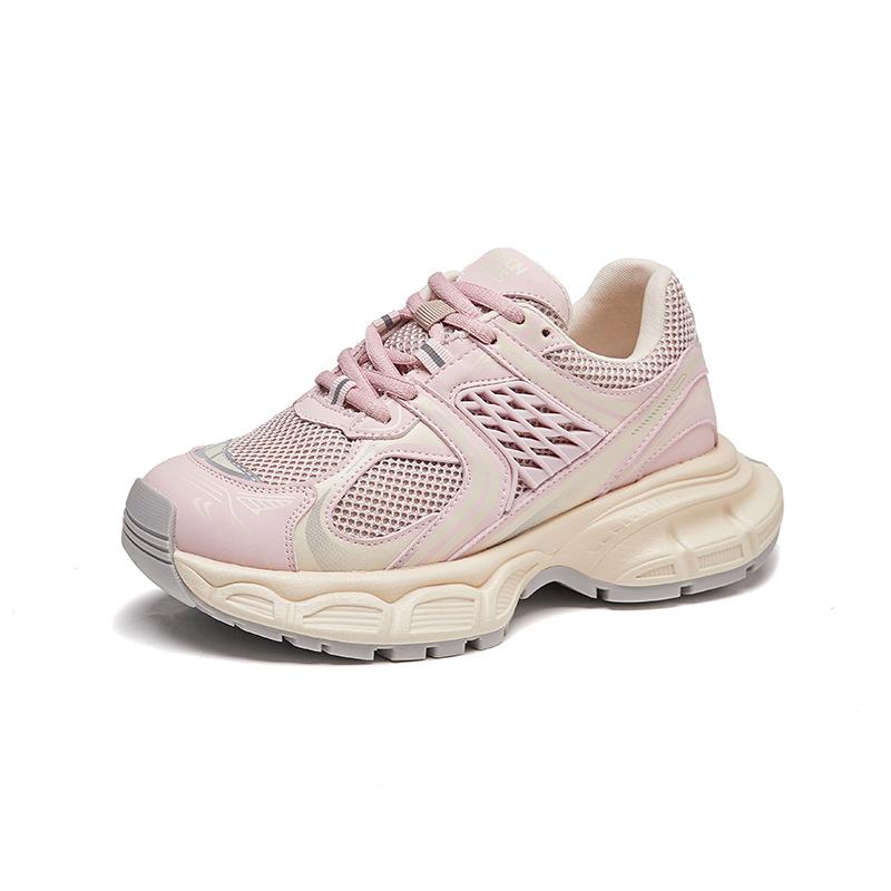 

Новые женские кроссовки, модные спортивные одинарные кроссовки на толстой подошве 40 розовый