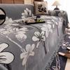 Quasten Chenille Sofabezug Stoff, Sofadecke, Vollbezug, Universelles Sofahandtuch, Staubdichter Sofakissenbezug