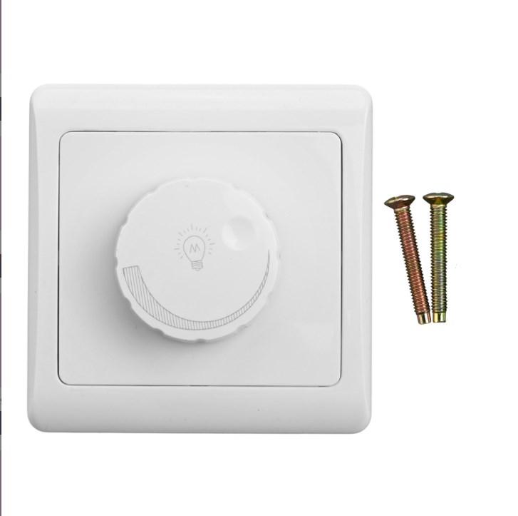 Adjustable Brightness 1-Gang Dimmer Task Lighting Compatible With Incandescent Operating Voltage 250V For Incandescent Bulbs