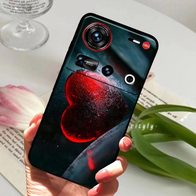For ZTE Nubia Z70 Ultra 5G Case NX733J Shockproof Soft TPU Silicone Phone Cover For ZTE Nubia Z60S Pro 5G Z50S Pro Bumper Fundas