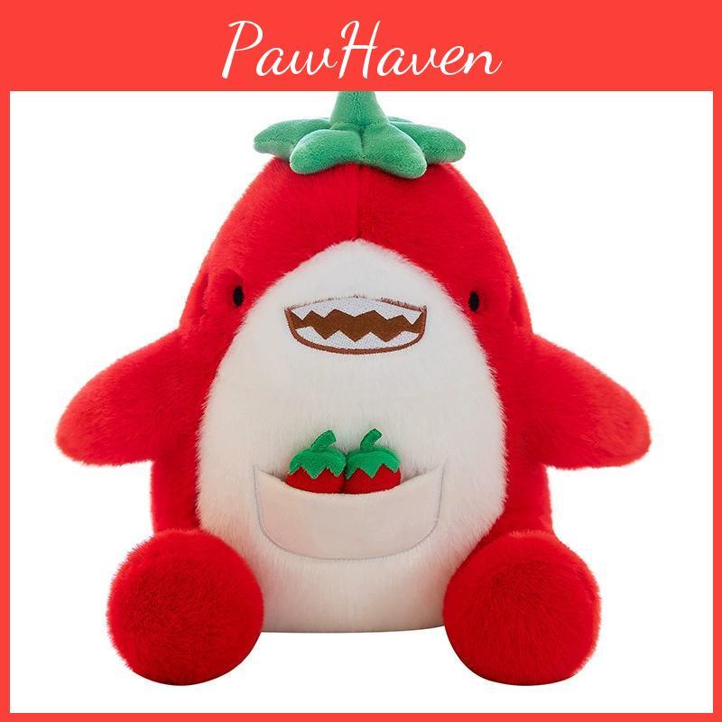 Creative Chili Shark Plush Toy Soft Stuffed Animal Pillow For Kids Adorable Home Decor
