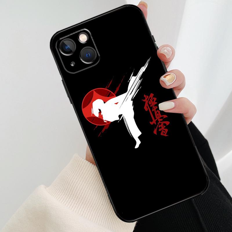 Kyokushin Karate Symbol Phone Case For iPhone 17 Pro Max 14 13 12 11 15 16 Pro Max mini 16 15 Plus 16e 17 Air Cover
