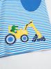 JUMP Baumwoll-Langarm-Cartoon-T-Shirt für Jungen, Rundhals-Oberteil für Kinder für Sommer und Herbst.