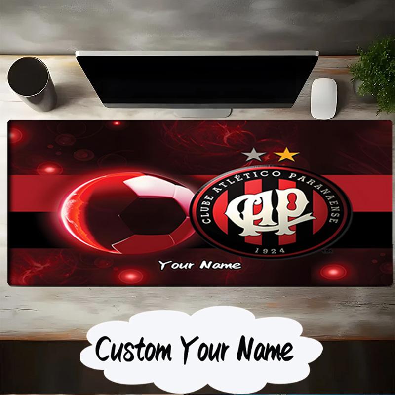 Custom Name Mouse Pad Atletico Paranaense Crest Mouse Pad, Gaming Mouse Pad, Keyboard Pad, Desk Decor for Computer Notebook Fan Birthday Gift