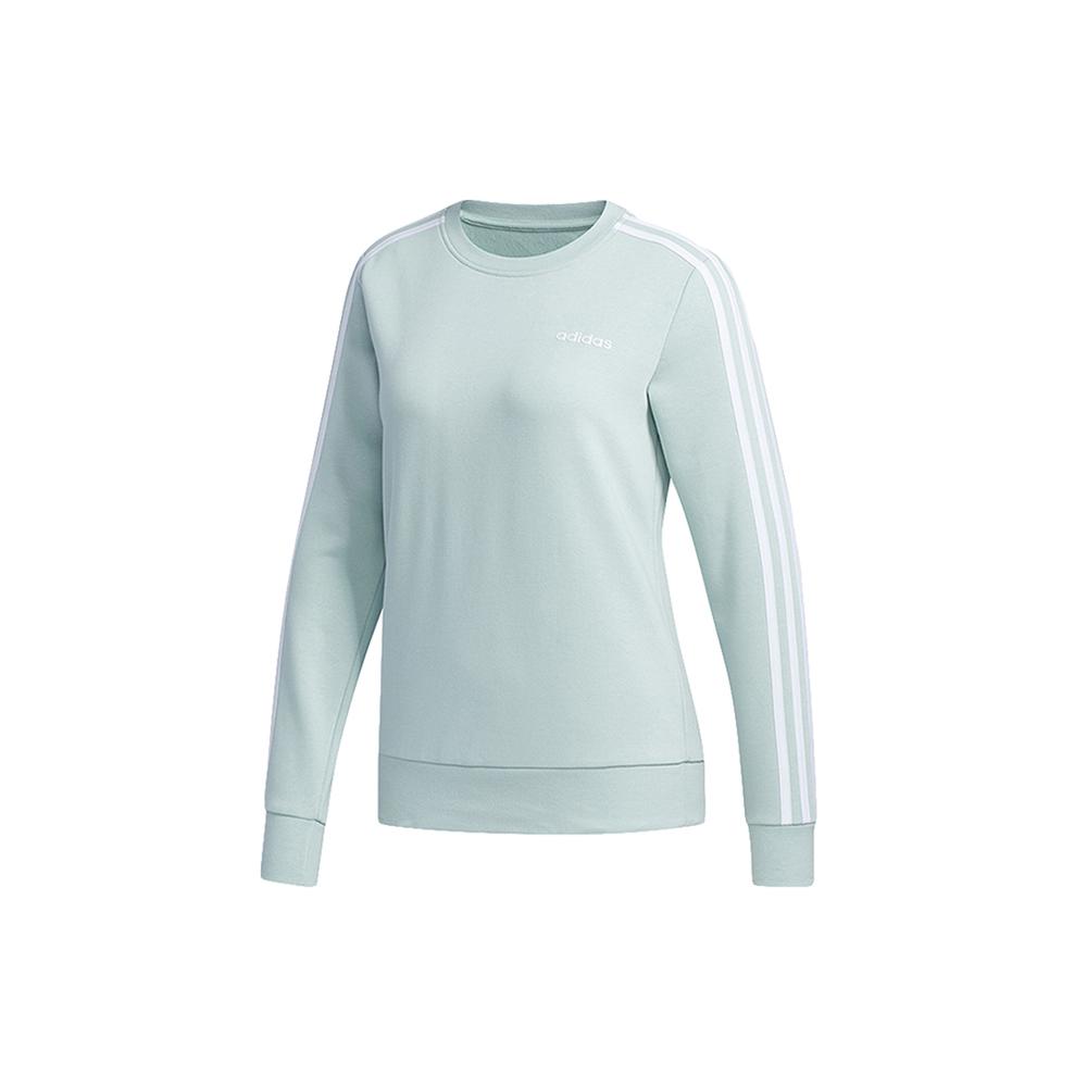 Adidas Essential Sweatshirts Women's Light Green Crew Neck Moderate Regular FL9205