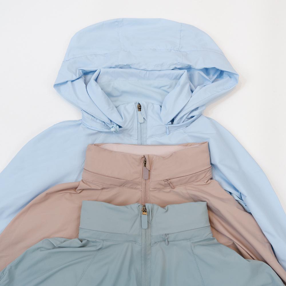 Women's Slim Fit Sun Protection Jacket - Hooded, Ice Silk, Long Sleeve, Breathable, Anti-UV