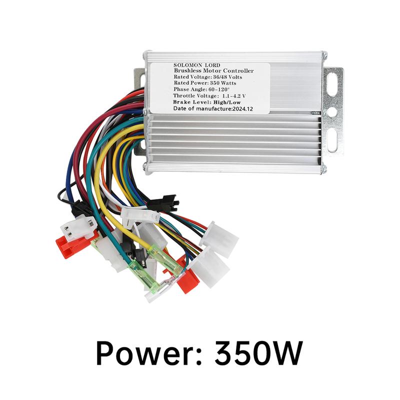 36V/48V Electric Bicycle Motor Controller 350W 15-18A Waterproof Scooter Controller Speed Regulation Cruise Control Reverse