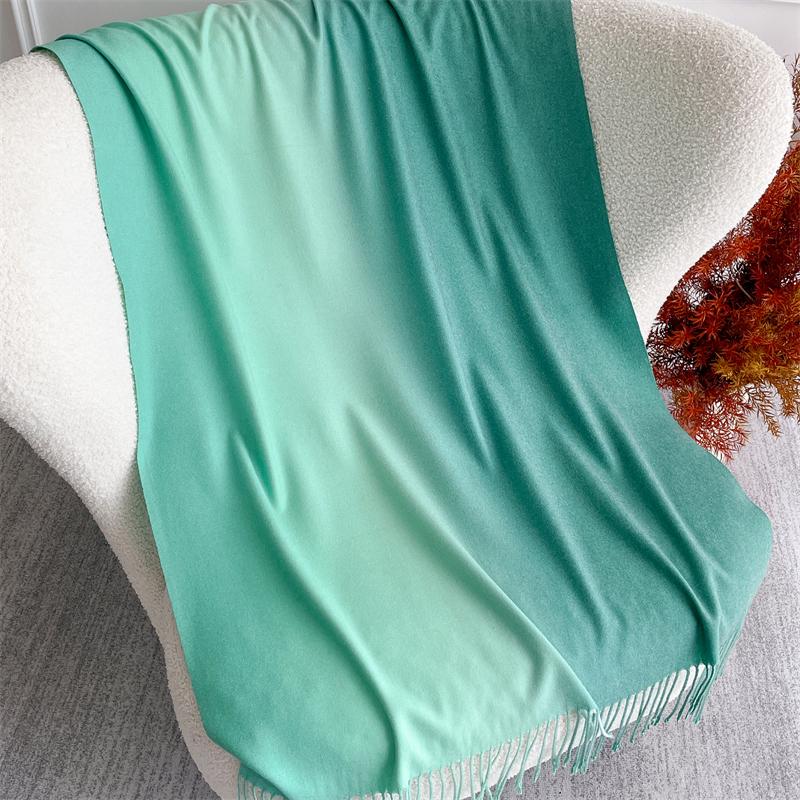 New 40 Color Winter Scarf for Women Long Warm Cashmere Scarves Hijab Solid Lady Shawl Wrap Pashmina Bandana Stoles 70X190Cm