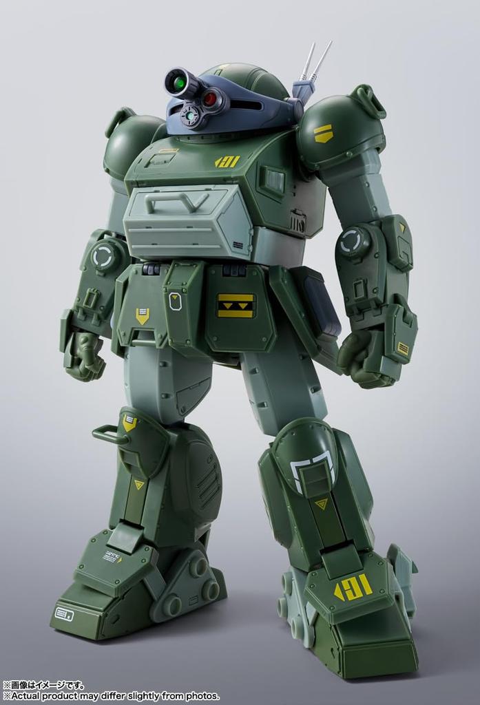 TAMASHII NATIONS HI-METAL R Armored Trooper Votoms Scope Dog Red Shoulder Custom, approximately 165mm, PVC, ABS, and die-cast painted action figure