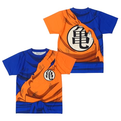 Dragon Ball Z Compression T-Shirt, Goku, Combat Suit, Turtle, Stretch, Moisture-Wicking, Quick-Drying, Character Goods