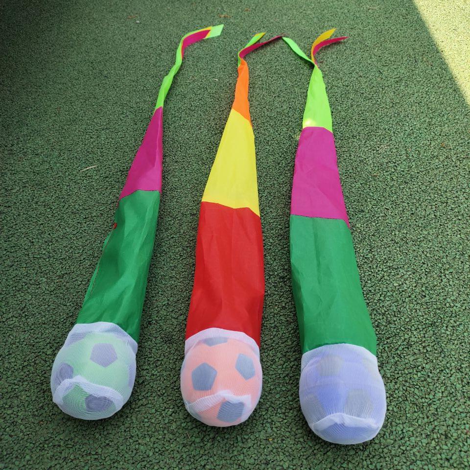 Kindergarten Sensory Training Ribbons & Soft Balls - Children's Throw & Catch Meteor Toy