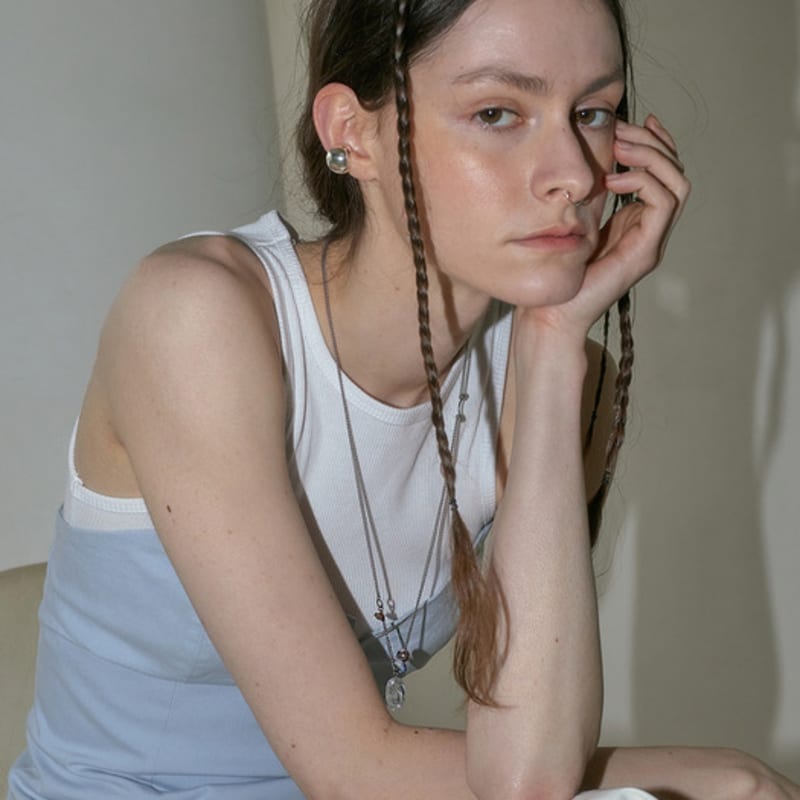 HYPNOTIZE GEMSTONE LONG NECKLACE