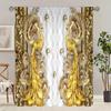 2 Pieces - Customizable Pattern Size - Printed Curtain - Polyester Material - Bedroom, Living Room, Study