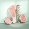 4pcs/set Wheat Straw Comb Set Hair Care Kit Silicone Hair Massage Brush Wide Tooth Hairbrush Scalp Massage Comb with Gift Bag