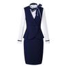 Women's Professional Vest Three-Piece Suit