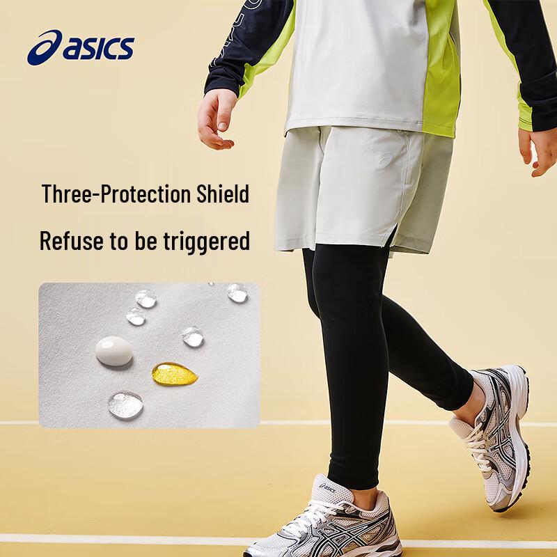 Asics Kids' Faux Two-Piece Sport Pants
