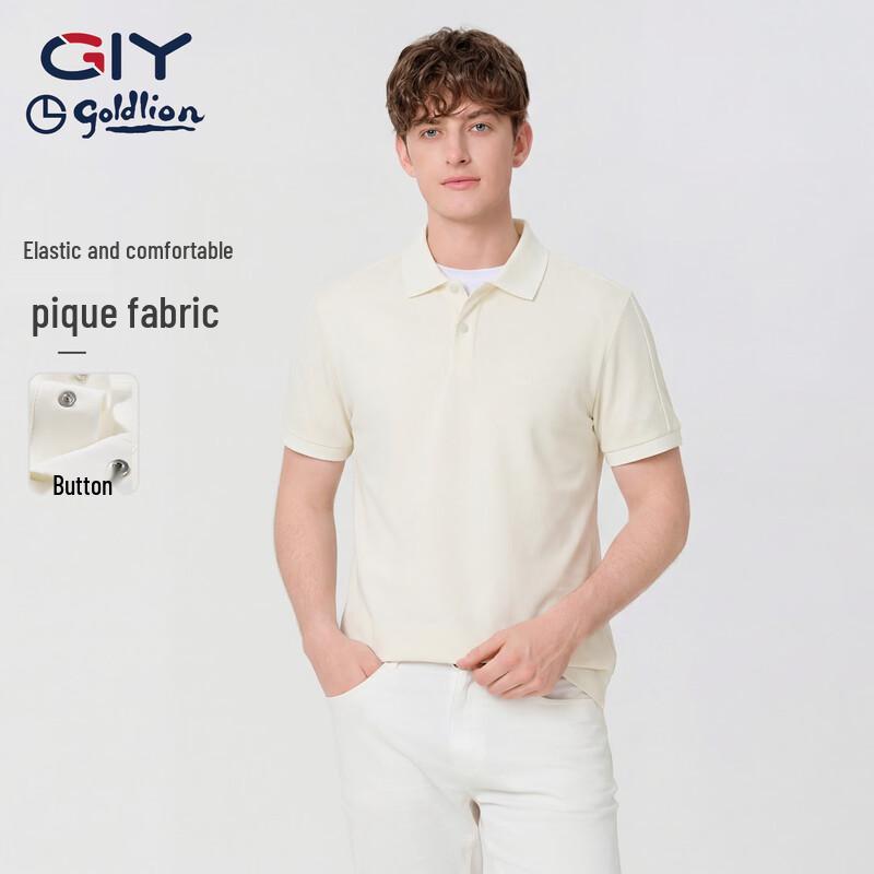 Goldlion GY Men's Short Sleeve Polo Shirt