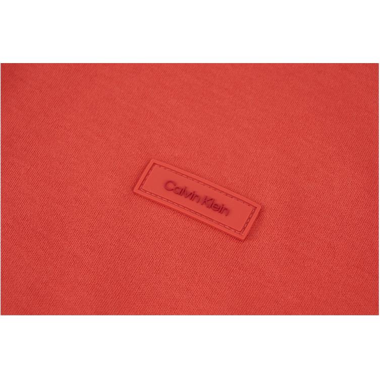 Calvin Klein Business Casual Commuter Simple Logo Cotton Trim Short Sleeve Polo Shirt Men tops K112477