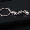 Movable Joint Mini Train Model Zinc Zinc Alloy Keychain Train Model Train Model Keychain  Girls