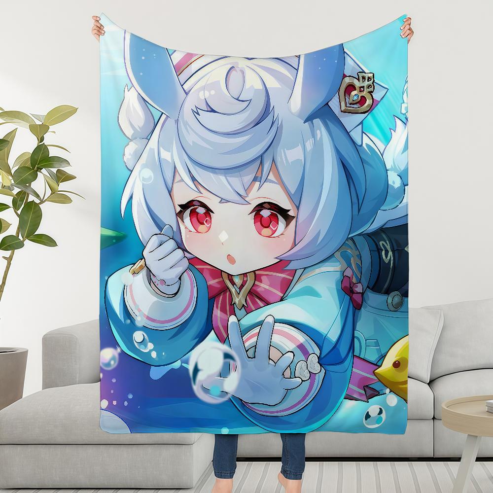 Blanket Throw Sigewinne Super Cosy Plush Living Room Genshin Sofa Impact Couch Childish Birthday Gifts
