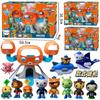 1Set Cartoon Octonauts Figure Captain Barnacles Kwazii Peso Tweak Dashi Inkling Octopod PVC Mini Collection Toys Kids Gift