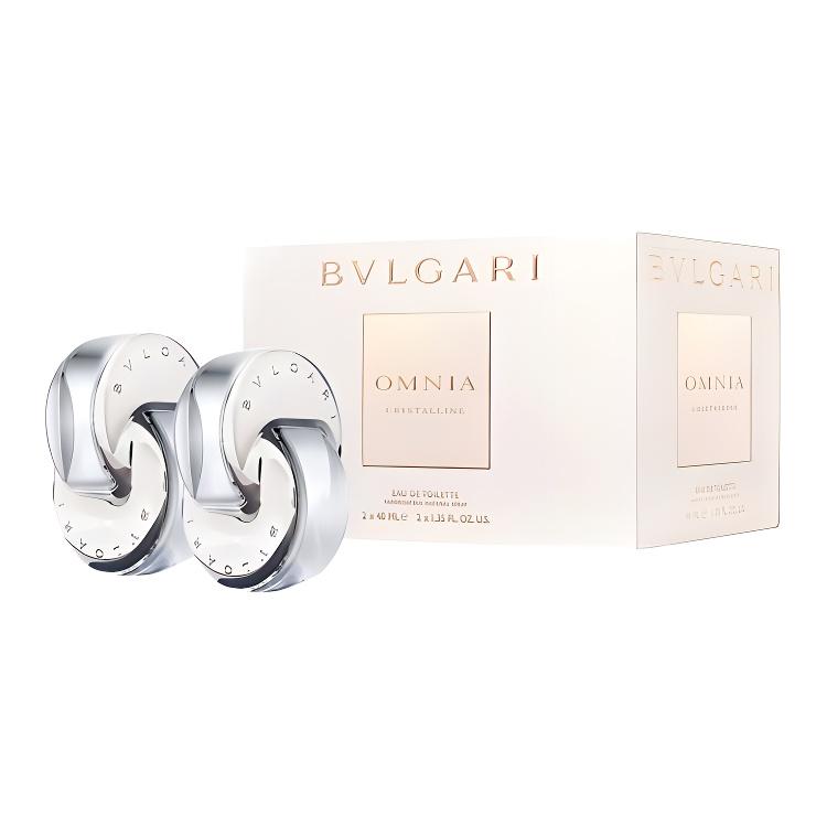 BVLGARI Crystal Clear Women s Perfumes Woody Floral Eau De Toilette 65ml Mother s Day Gift For Mom 40ml*2