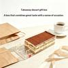 Clear Acrylic Tiramisu Pastry Mold Easy Release Food Grade Dessert Container for Mousse Cake Baby Shower Party