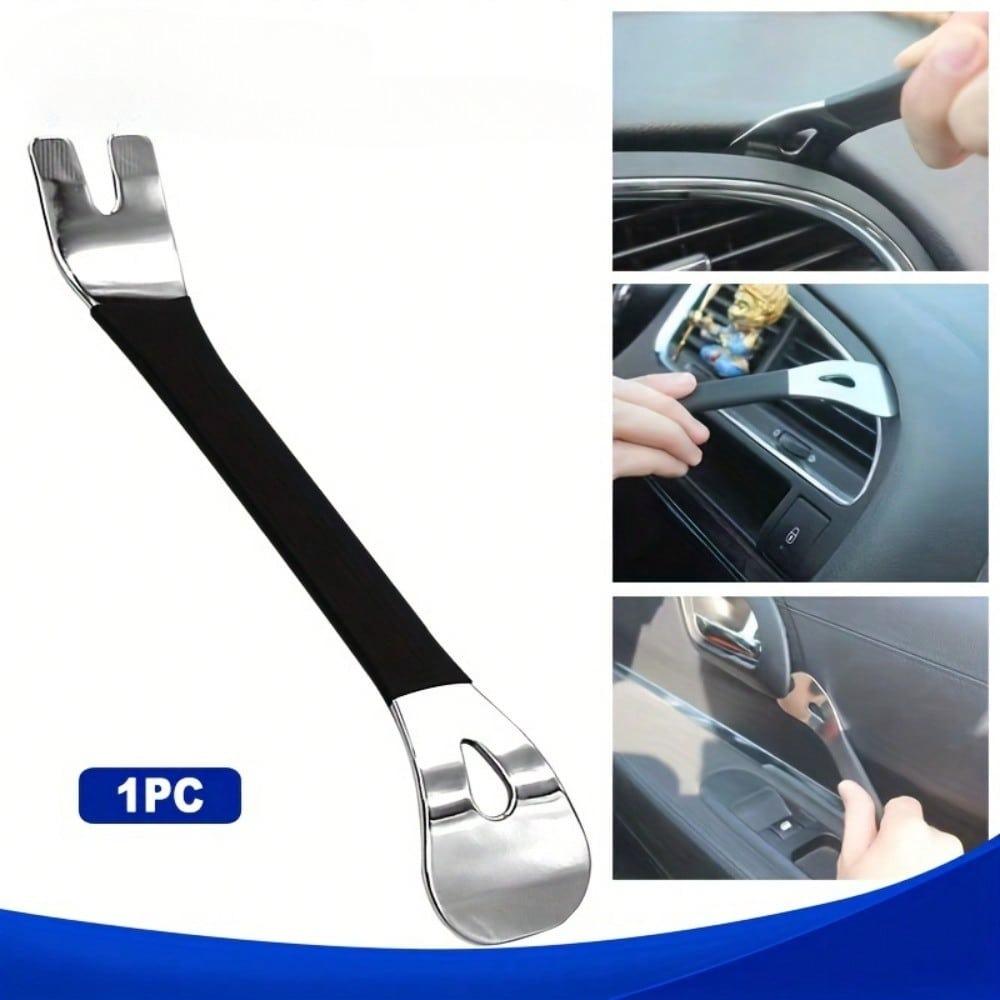 1Pc Stainless Steel Car Trim Removal Tool, Auto Door Panel Dashboard Radio Audio Navigation Installer Pry Tool