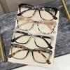 Fashionable Square-Frame Blue Light Blocking Presbyopia Glasses Large Frames Comfortable High-Definition Women Reader Eyewear 0 To +4.0