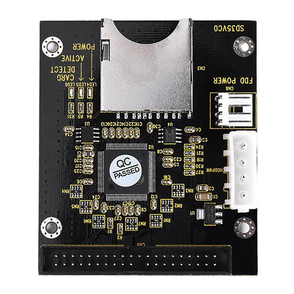 

Карта пам яті SSD на 3,5 44-контактний адаптер IDE, велика друкована плата SD-3.5 IDE, захищений цифровий конвертер, 5 В, модуль SD-карти на IDE3.5, 44-контактний