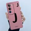For Vivo Y19s V2149 Cover Case Lucky Initial Letter Couple Silicone Soft Matte Phone Bumper for Vivo Y19s 4G Y29 5G Casing