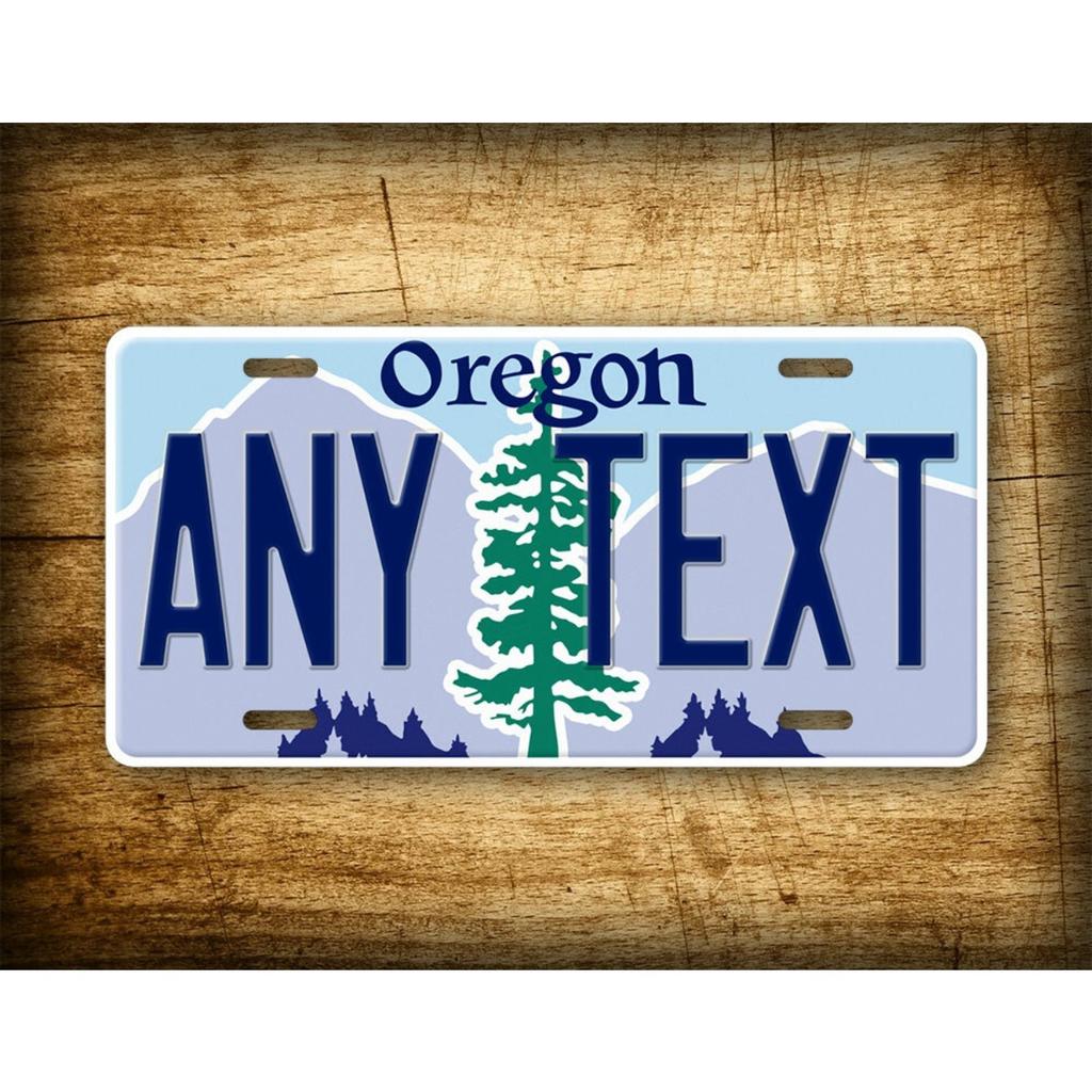 Personalisierter Oregon State Custom Text Dekorativer Anhänger Staubdicht & Wasserdicht (Nur Dekoration)
