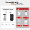 A78E-Air Purifier Core 300 Replacement Filter Replacement Filter 3-In-1 HEPA Replacement Filter Compare To Core 300-RF,White
