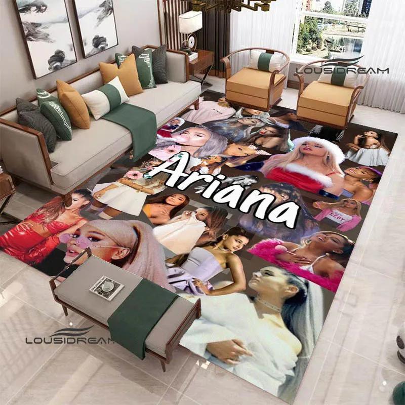 

3D Singer Ariana grande Printed Carpet Non -slip carpet rugs for bedroom area rug bedroom decoration Outdoor rugs birthday gift 40x60cm