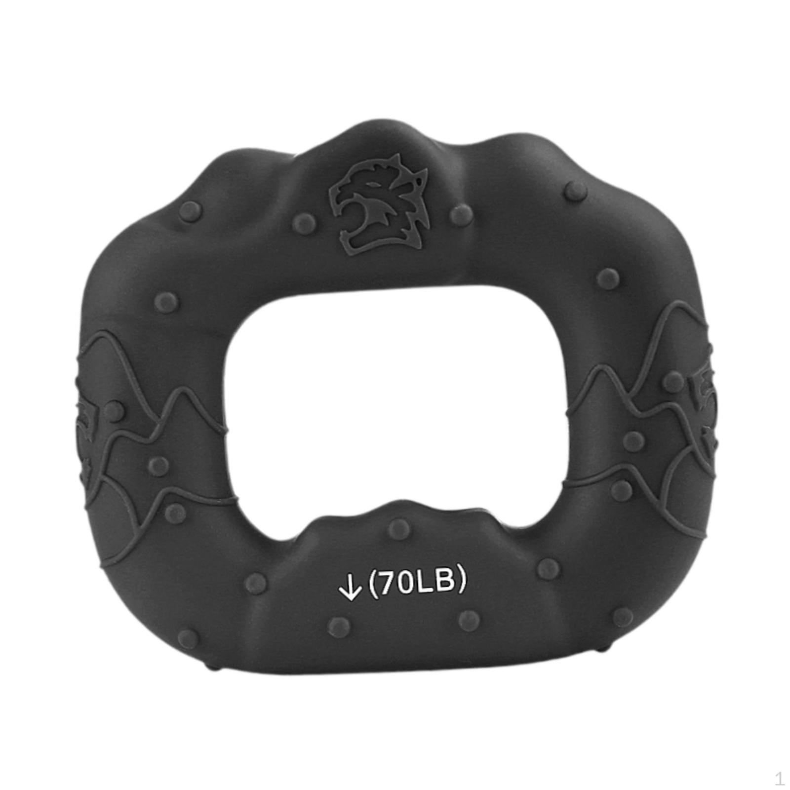 

Тренажер для укрепления хвата кисти Тренажер для пальцев Тренажер для запястья и предплечья Упражнение Силовая тренировка Black 70LB