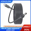 Mini Dc-Type-c Charging Cable Power Cord Is Suitable for Outdoor Waterproof Replacement Connection of Dc Power Cord