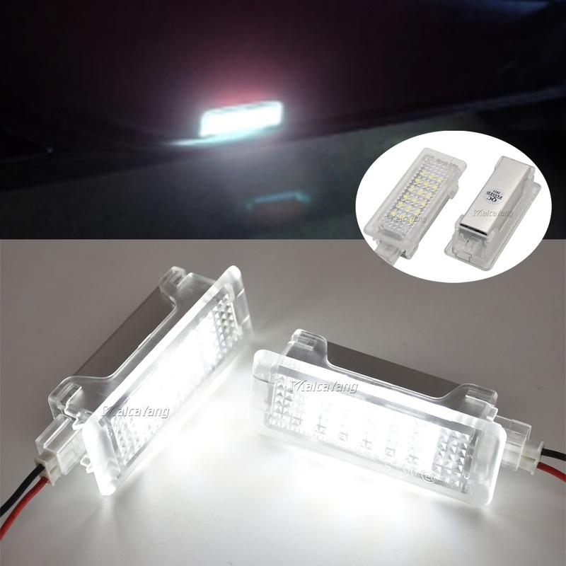 No Error For Mercedes Benz ML-Class W166 E-Class Couple C207 Cabriolet A207 LED License Plate Light Welcome Light Courtesy Lamp