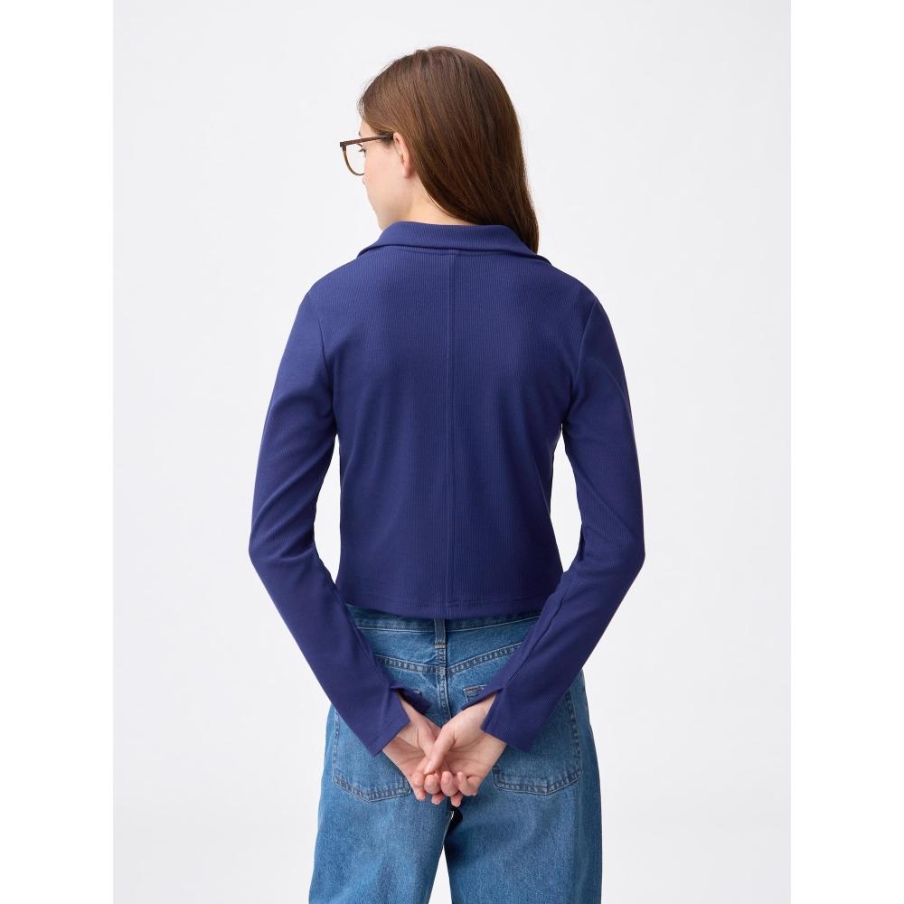 Gu By Uniqlo Rib Double Zip Cardigan