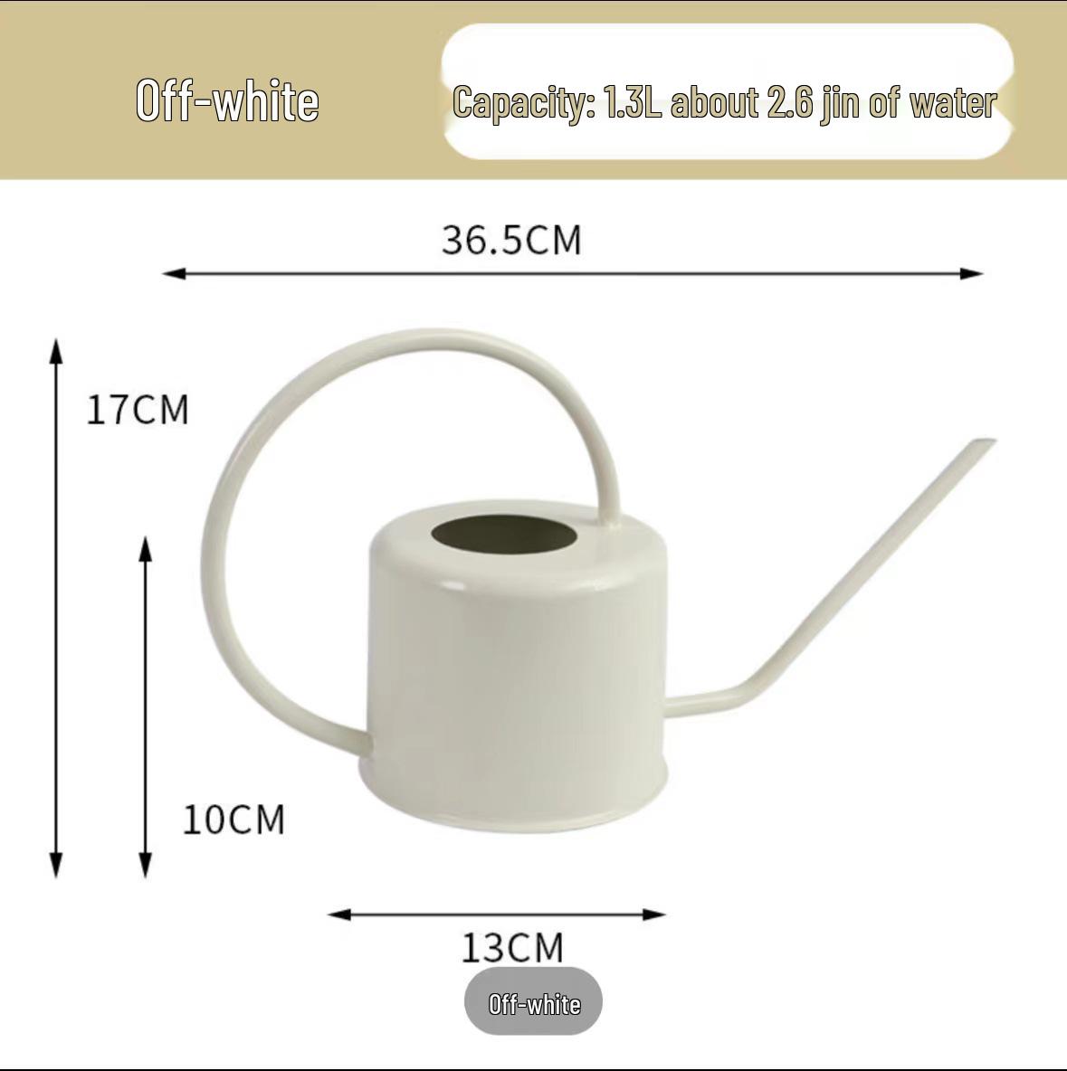 Stainless Steel Long Spout Watering Can - Creative Flower Sprinkler & Gardening Tool белый