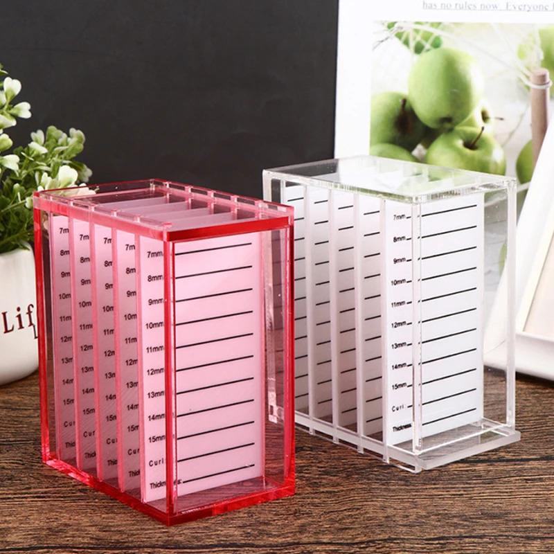 1 stuks Wimperverlenging Opbergdoos 5 Lagen Acryl Pallet Wimper Organizer Houder Displaystandaard Make-up Tools Benodigdheden