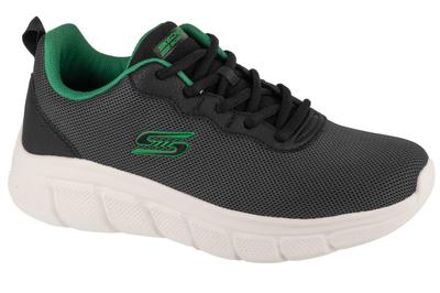 Bobs B Flex - Icy Edge, Mens Black Sneakers