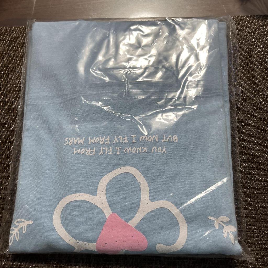 EXO DOH KYUNGSOO BLOOM Offizielles MD T-Shirt Größe L Blau Ver Pop Up Limited JAPAN Neu