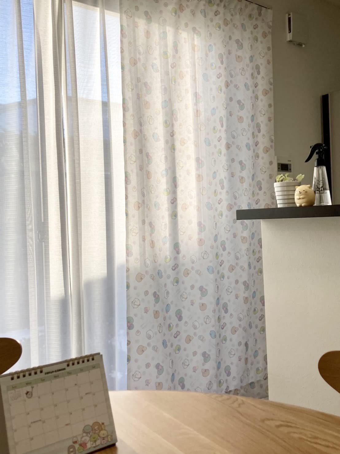 

JUKE19 Sumikkogurashi Lace Room Long Room Mole House 1 Panel Wide x 88cm Curtains, Heat-Blocking, Insulating, Privacy, Divider, Functional, Size,