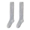 Coral Fleece Knee High Socks Thickened Coral Fleece Socks New Fuzzy Long Socks  Home Lounging