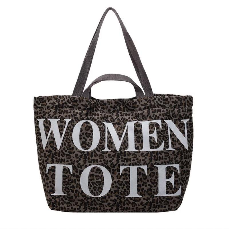 OGAR 2026 Сумка-тоут с леопардовым принтом Large