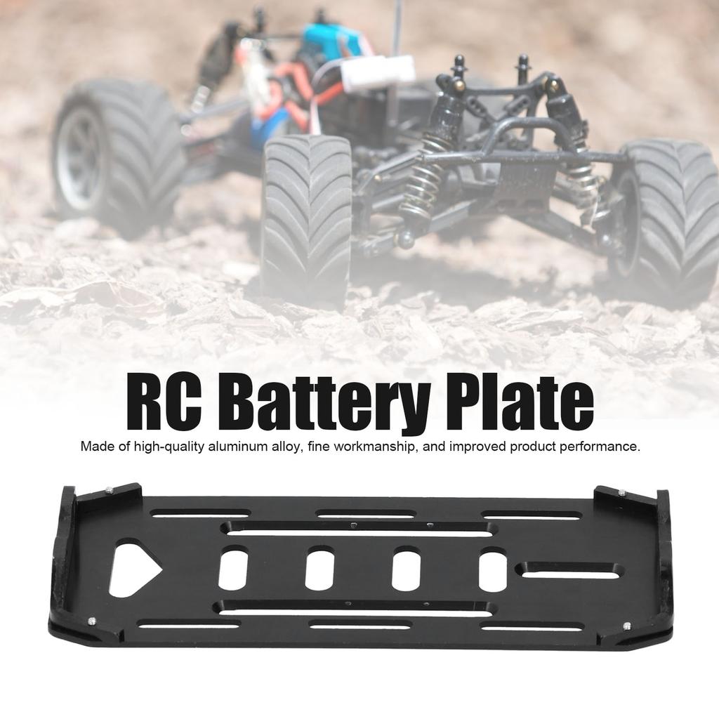 RC Battery Aluminum Alloy Mounting Plate for Axial SCX10 90046/90047/D90 1/10 RC Crawler