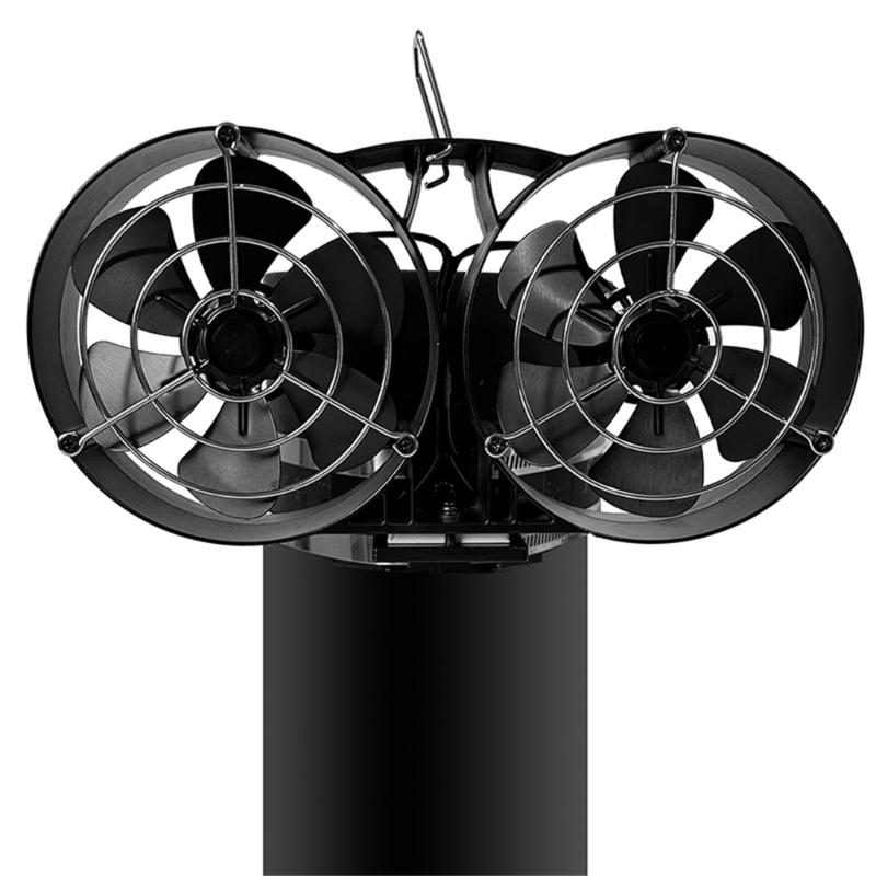 Wentylator do pieca bez prądu Wentylator do pieca zasilany ciepłem Przyjazne dla środowiska rozwiązanie grzewcze do nowoczesnego wystroju domu