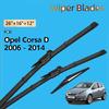 Front Rear Wiper Blade For Vauxhall Opel Corsa D 2006 - 2014 2013 2012 2011 2010 2009 2008 2007 Accessorie Windshield Windscreen