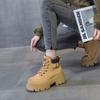 Martin boots retro locomotive boots women's new leather short tooling boots versatile women's boots