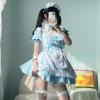 Japanese Sky Blue Escape Princess Maid Outfit Alice cos Clothing cosplay Women's soft girl cute dress